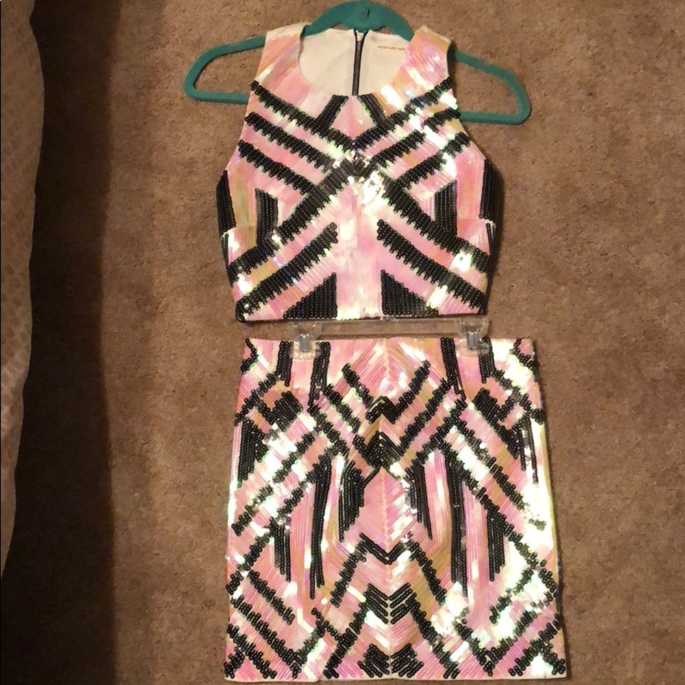Tobi two piece sequin set